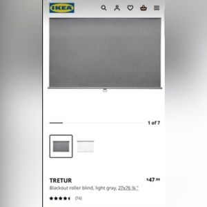 Brand New! Blackout Roller Blind-IKEA